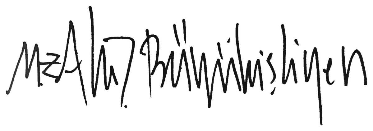 Signature of M. Zahit Büyükişliyen